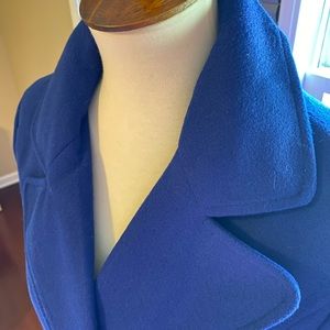 NWOT Royal blue jacket. 8-10 women’s. Never worn.